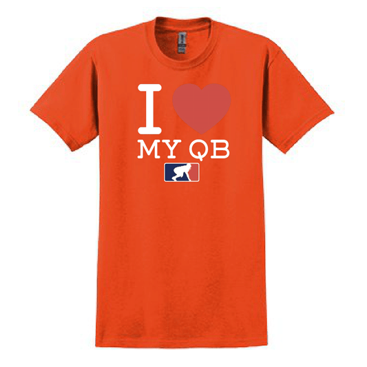 I <3 MY QB - Heavyweight T-Shirt