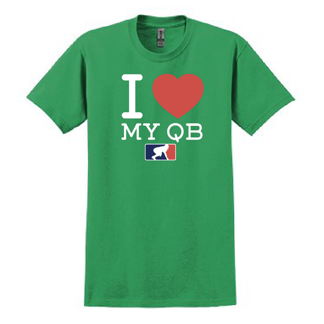 I <3 MY QB - Heavyweight T-Shirt