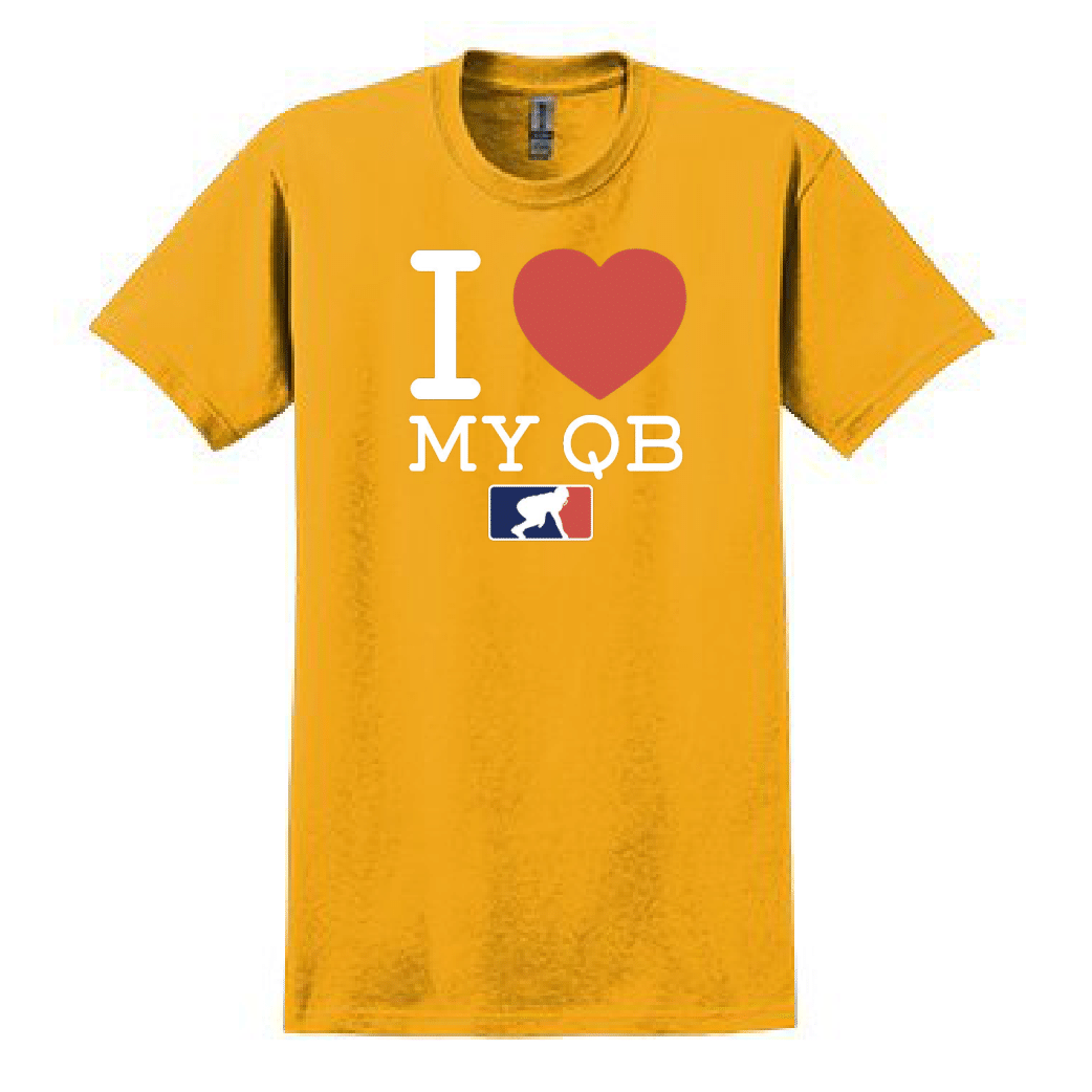 I <3 MY QB - Heavyweight T-Shirt