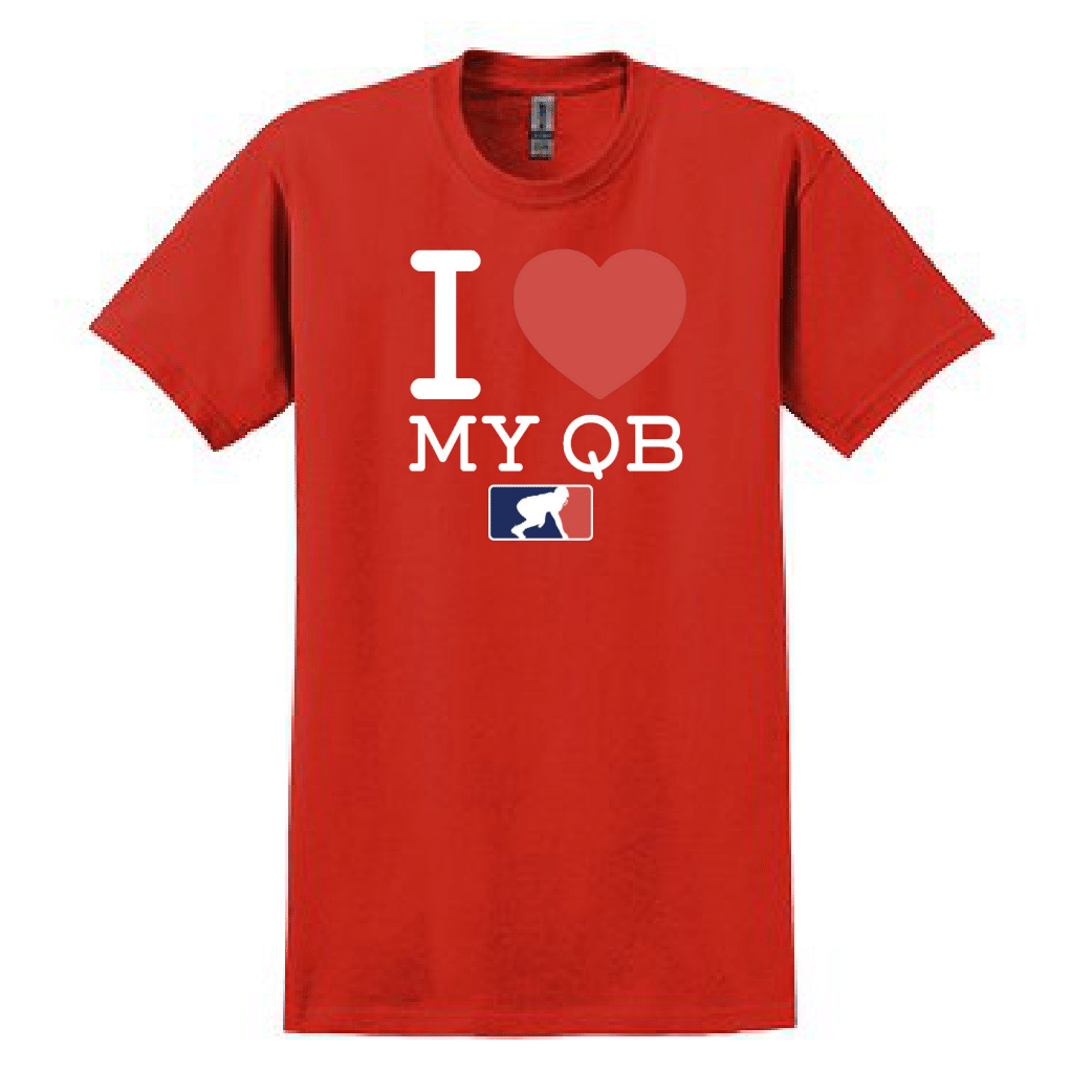 I <3 MY QB - Heavyweight T-Shirt