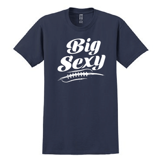BIG SEXY (White) (A) - Heavyweight T-Shirt
