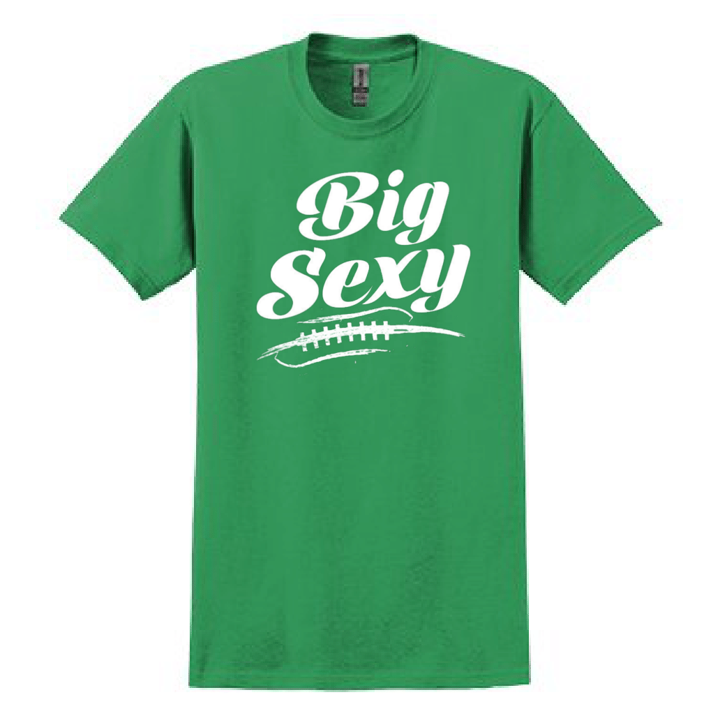 BIG SEXY (White) (A) - Heavyweight T-Shirt