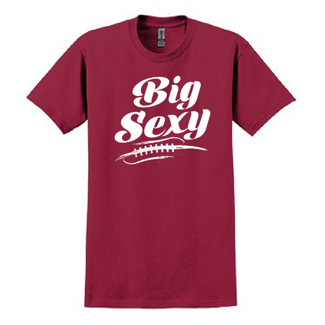 BIG SEXY (White) (A) - Heavyweight T-Shirt