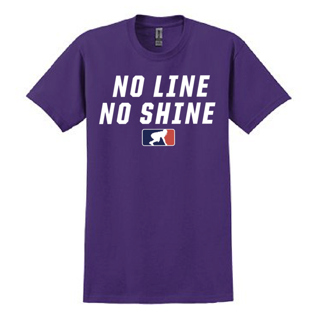 NO LINE NO SHINE - Heavyweight T-Shirt