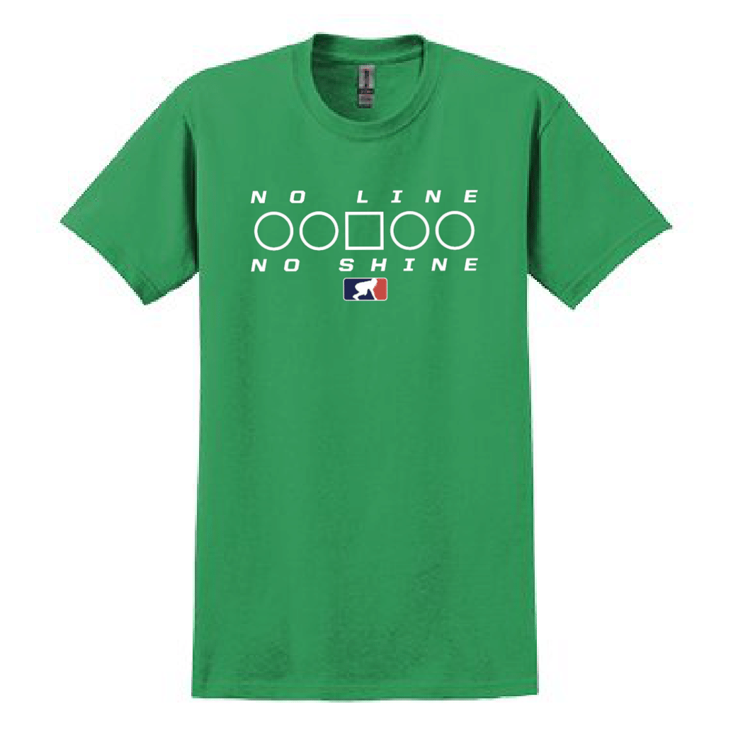 NO LINE NO SHINE TOO - Heavyweight T-Shirt