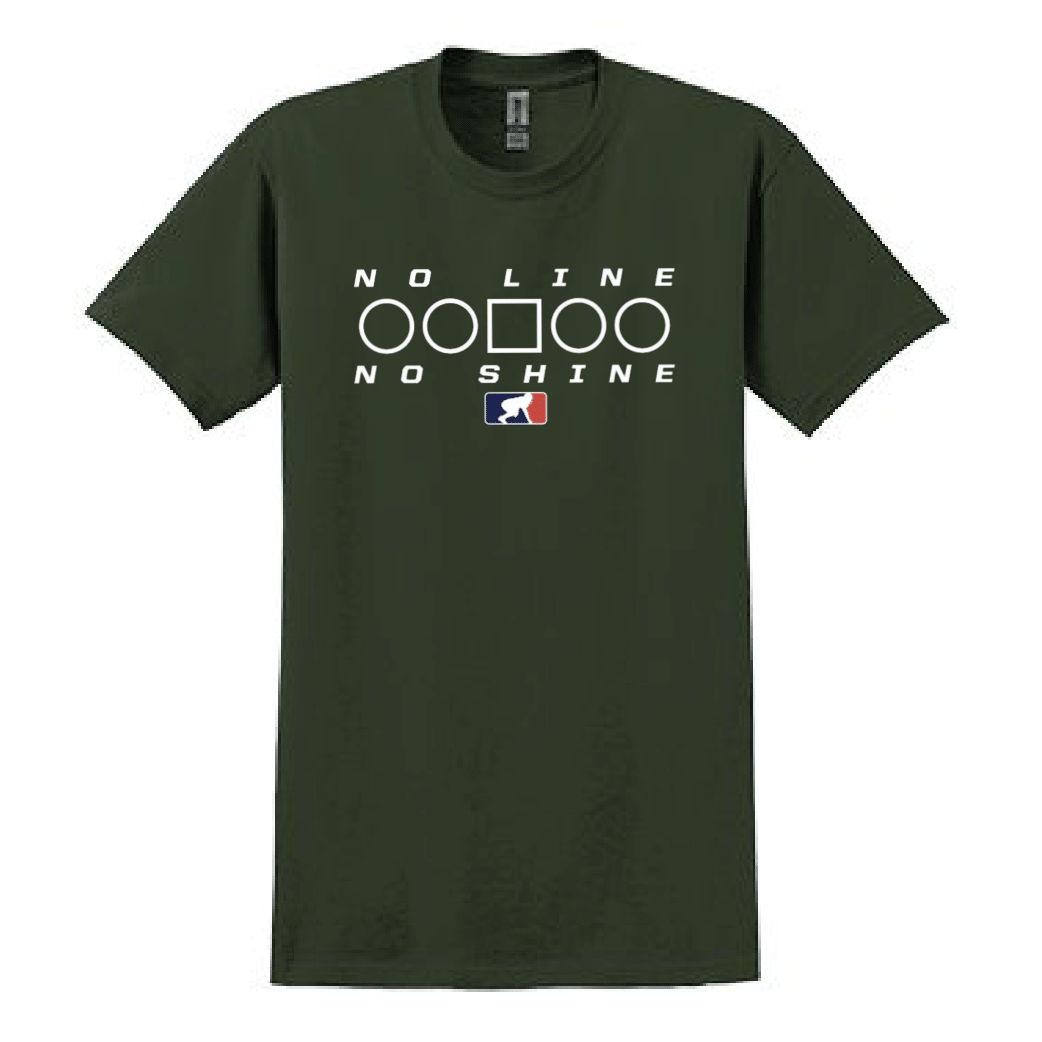 NO LINE NO SHINE TOO - Heavyweight T-Shirt