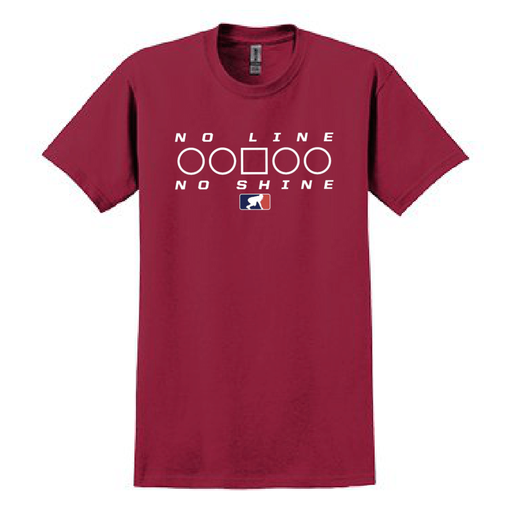 NO LINE NO SHINE TOO - Heavyweight T-Shirt