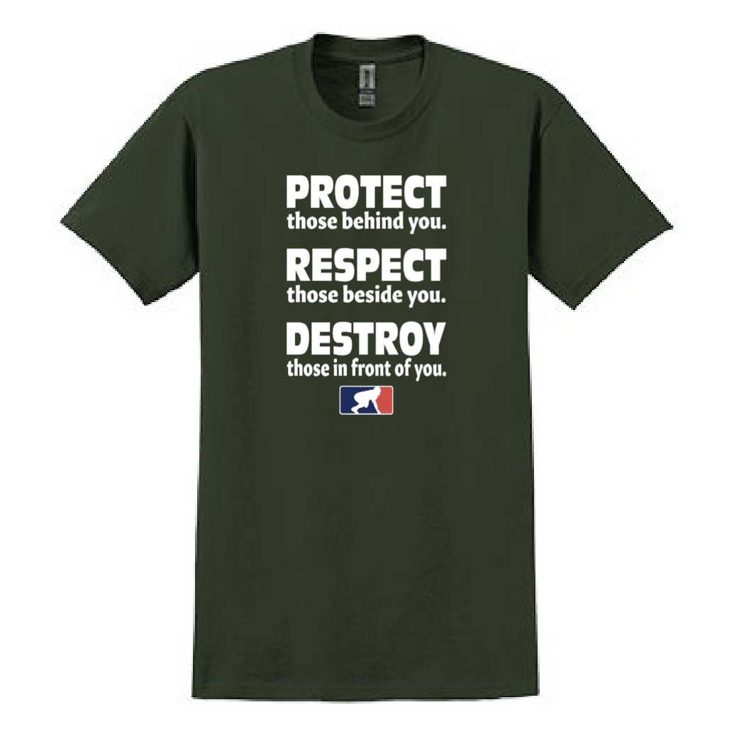 PROTECT RESPECT DESTROY - Heavyweight T-Shirt