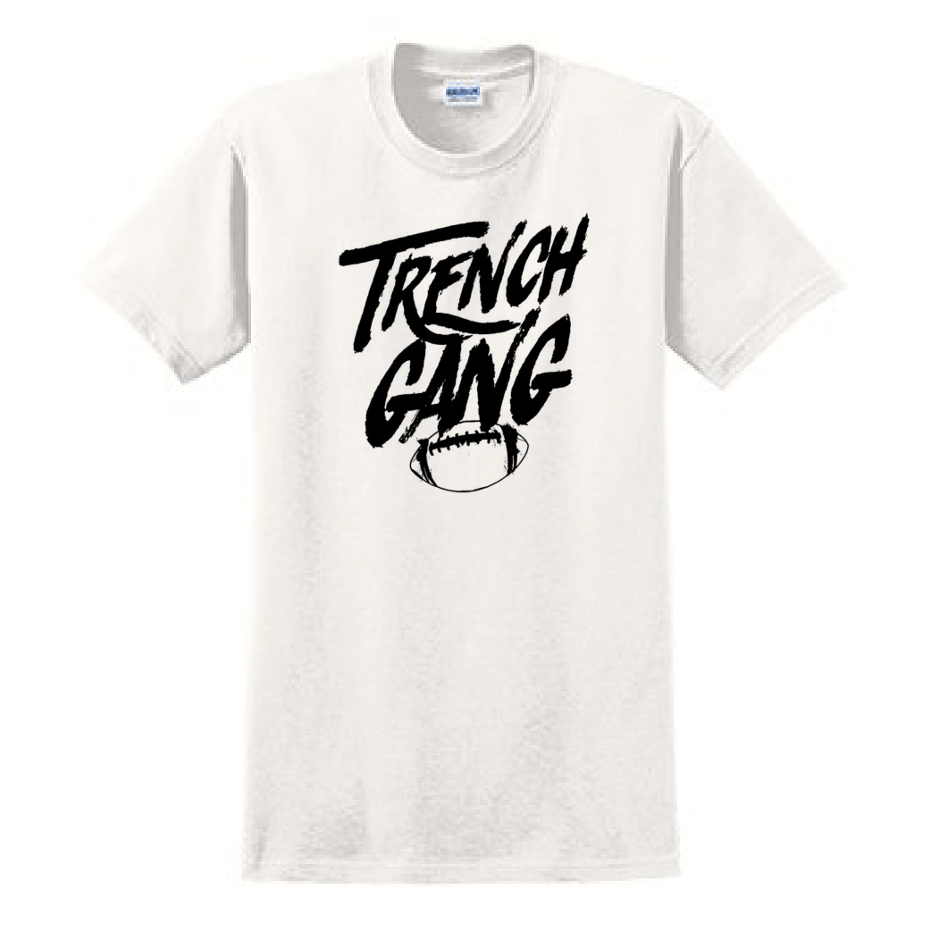 TRENCH GANG (Black) - Heavyweight T-Shirt