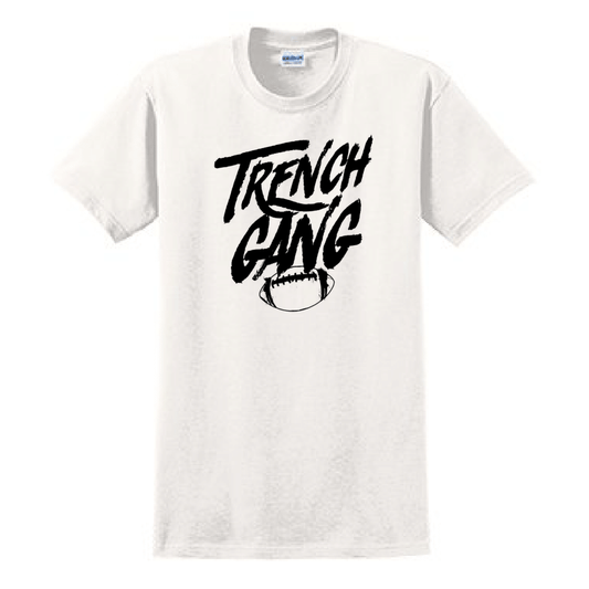 TRENCH GANG (Black) - Heavyweight T-Shirt