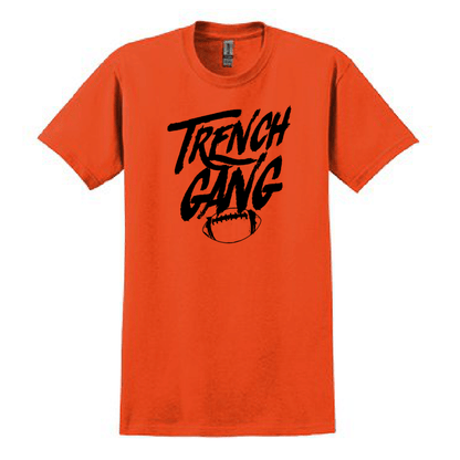 TRENCH GANG (Black) - Heavyweight T-Shirt