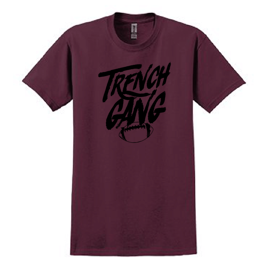 TRENCH GANG (Black) - Heavyweight T-Shirt