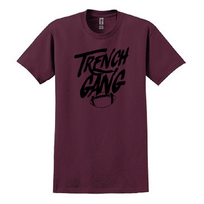 TRENCH GANG (Black) - Heavyweight T-Shirt