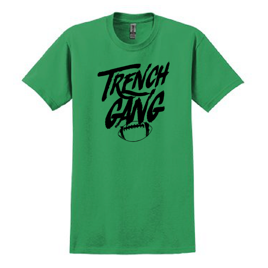 TRENCH GANG (Black) - Heavyweight T-Shirt