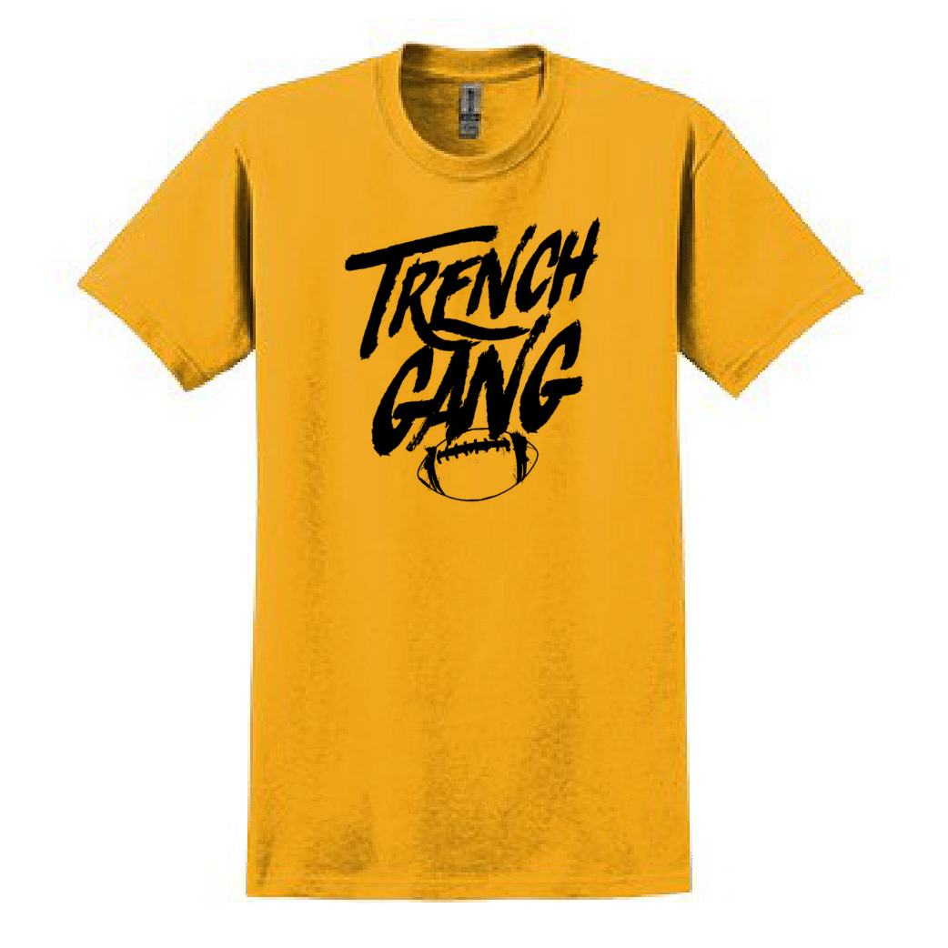 TRENCH GANG (Black) - Heavyweight T-Shirt