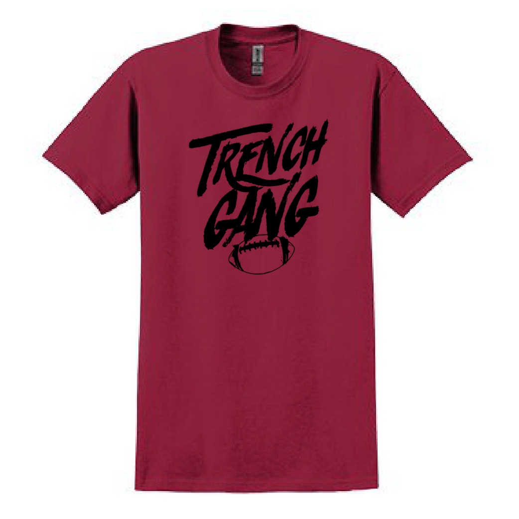 TRENCH GANG (Black) - Heavyweight T-Shirt