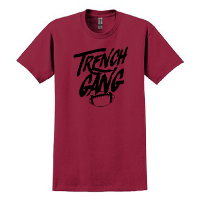 TRENCH GANG (Black) - Heavyweight T-Shirt