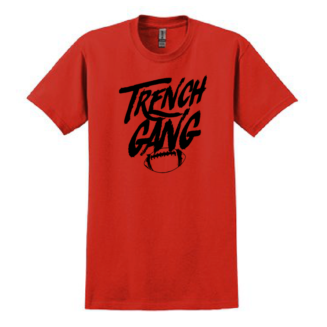 TRENCH GANG (Black) - Heavyweight T-Shirt