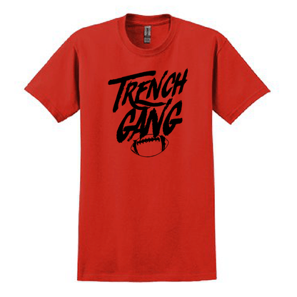TRENCH GANG (Black) - Heavyweight T-Shirt