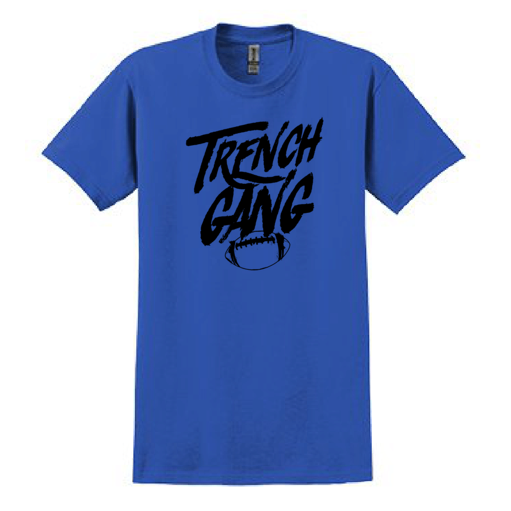 TRENCH GANG (Black) - Heavyweight T-Shirt
