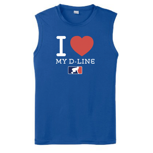 I <3 MY O-LINE - Muscle T-Shirt