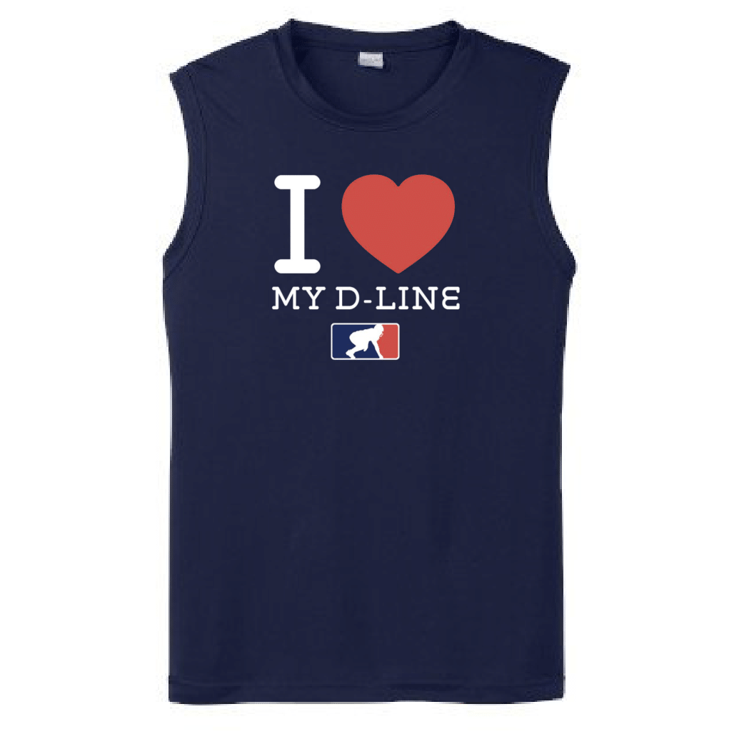 I <3 MY O-LINE - Muscle T-Shirt