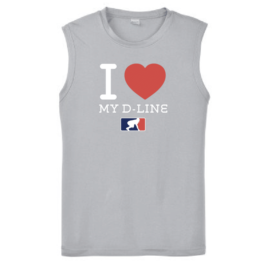 I <3 MY O-LINE - Muscle T-Shirt