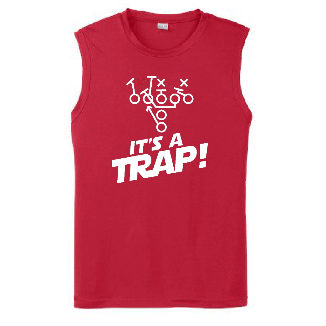 ITS A TRAP! (White) - Muscle T-Shirt
