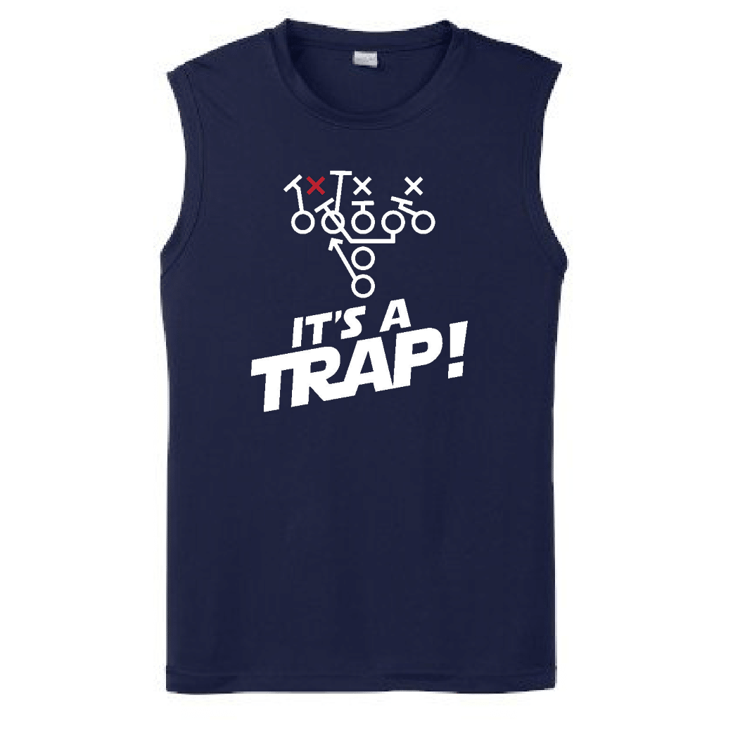 ITS A TRAP! (White) - Muscle T-Shirt