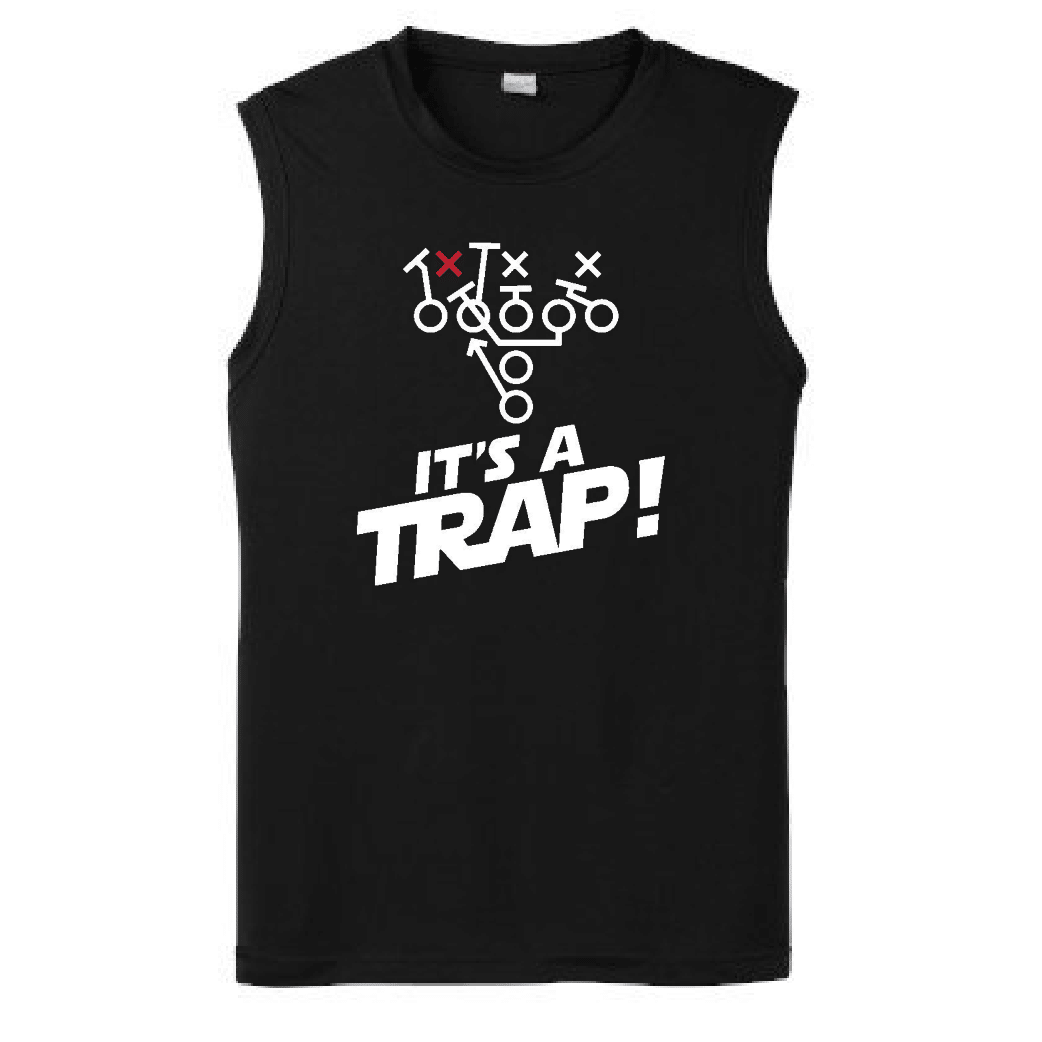 ITS A TRAP! (White) - Muscle T-Shirt