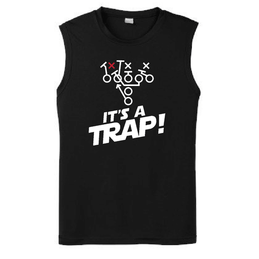 ITS A TRAP! (White) - Muscle T-Shirt