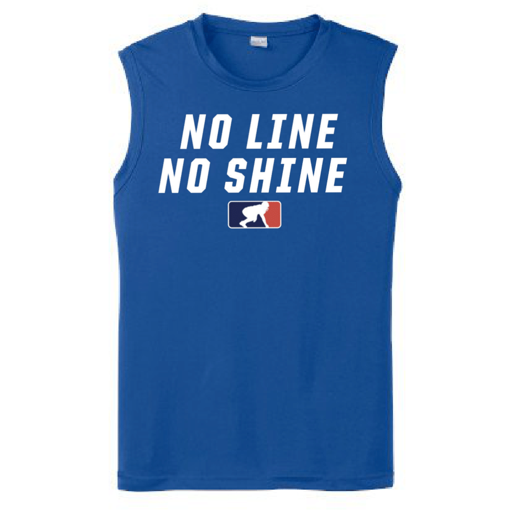 NO LINE NO SHINE - Muscle T-Shirt