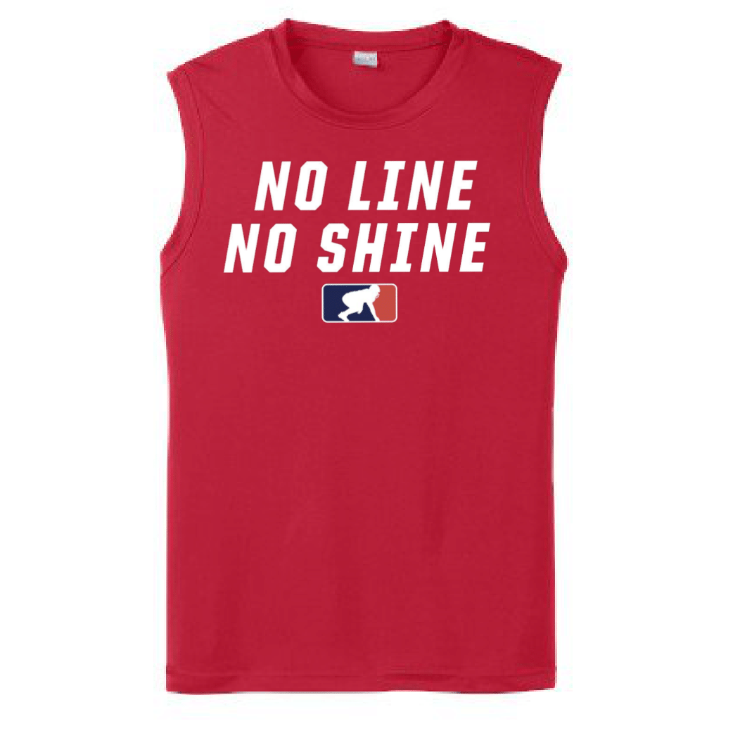 NO LINE NO SHINE - Muscle T-Shirt