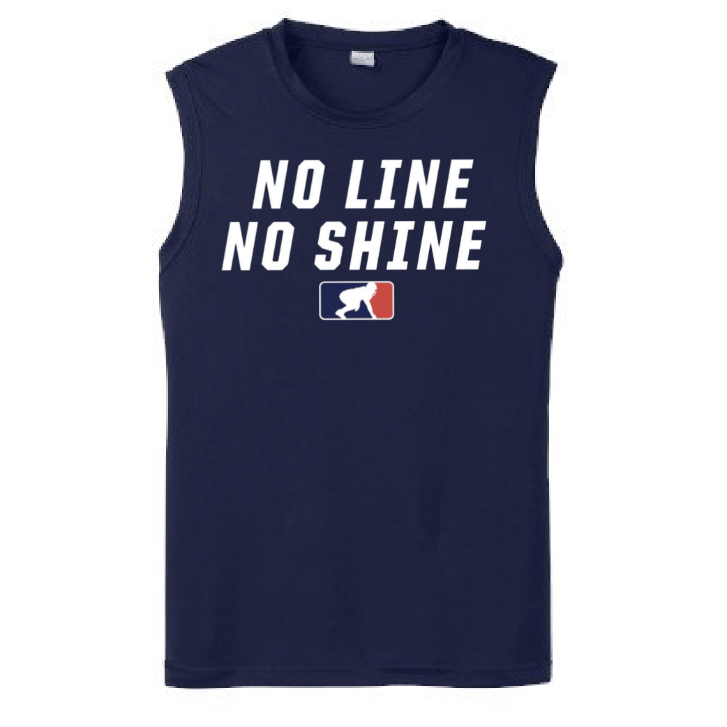 NO LINE NO SHINE - Muscle T-Shirt