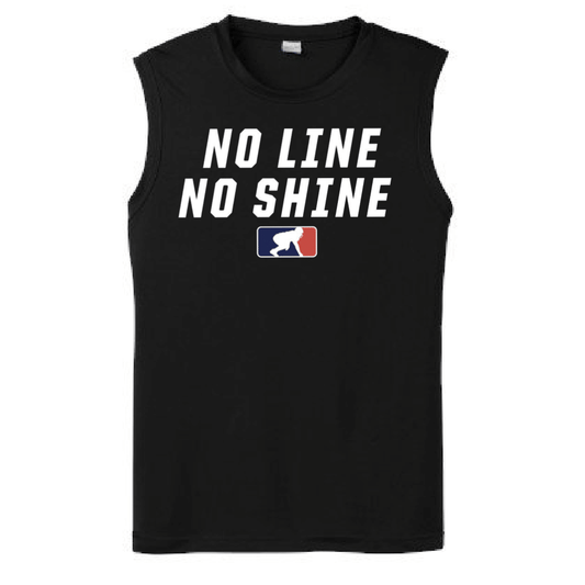 NO LINE NO SHINE - Muscle T-Shirt
