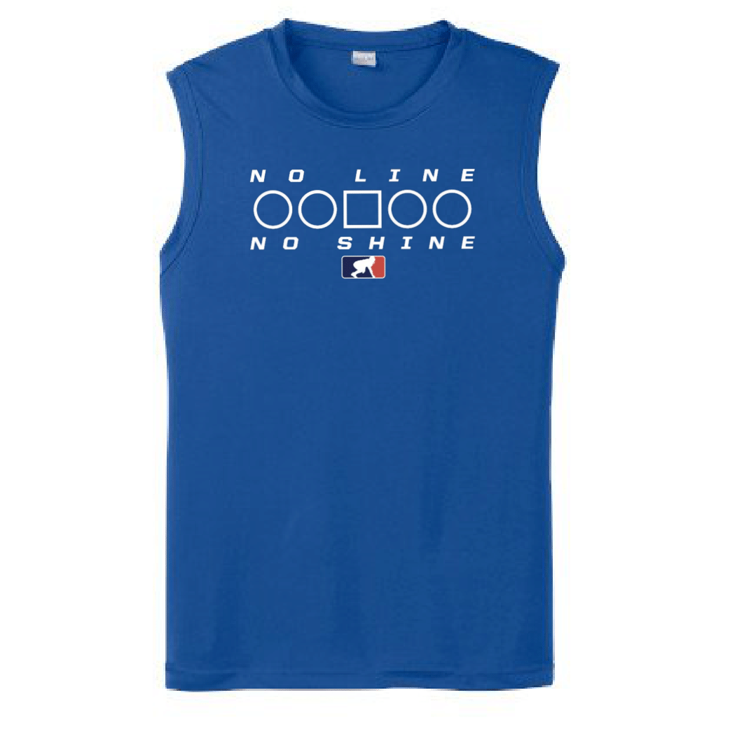 NO LINE NO SHINE TOO - Muscle T-Shirt