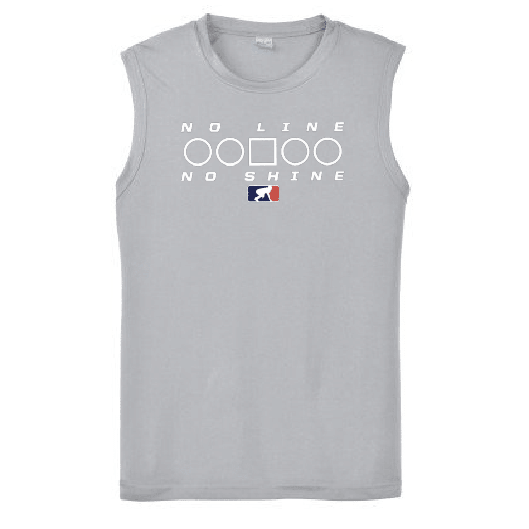 NO LINE NO SHINE TOO - Muscle T-Shirt