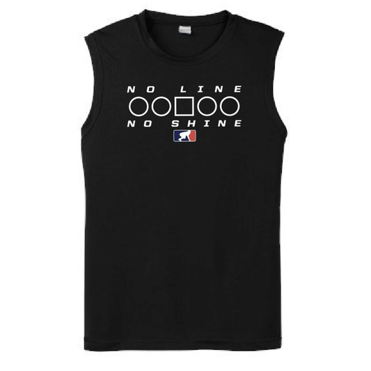 NO LINE NO SHINE TOO - Muscle T-Shirt