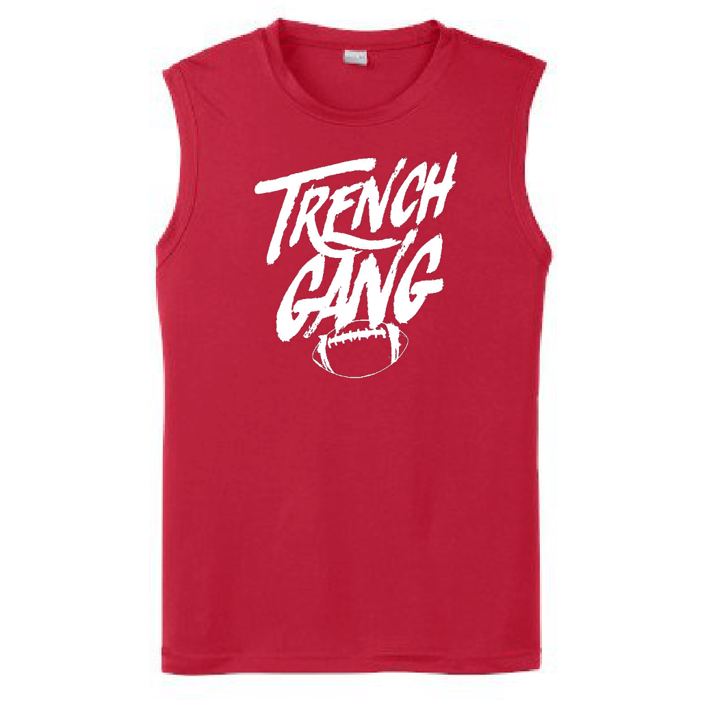 TRENCH GANG (Navy) - Muscle T-Shirt