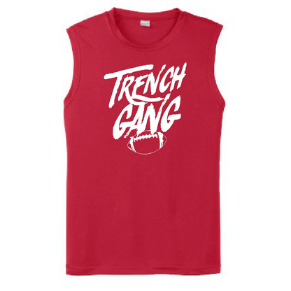 TRENCH GANG (Navy) - Muscle T-Shirt