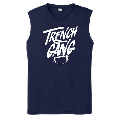 TRENCH GANG (Red) - Muscle T-Shirt