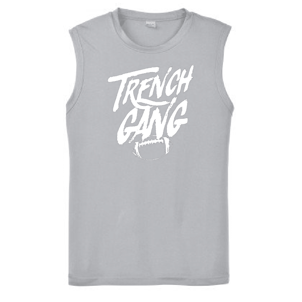 TRENCH GANG (Royal) - Muscle T-Shirt