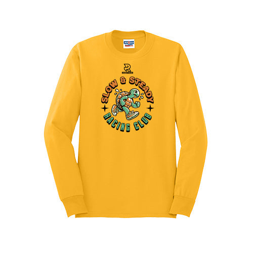 SLOW & STEADY RACING (Black) - Long Sleeve 50/50 Tee