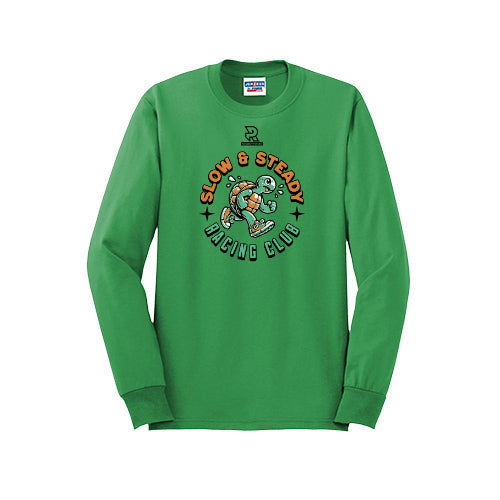 SLOW & STEADY RACING (Black) - Long Sleeve 50/50 Tee