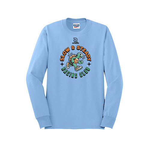 SLOW & STEADY RACING (Black) - Long Sleeve 50/50 Tee
