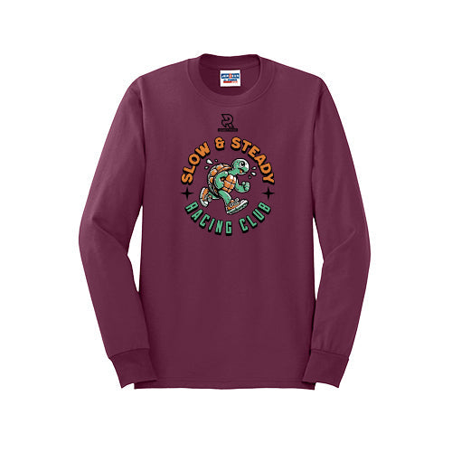 SLOW & STEADY RACING (Black) - Long Sleeve 50/50 Tee
