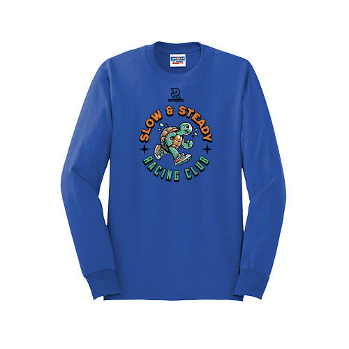 SLOW & STEADY RACING (Black) - Long Sleeve 50/50 Tee