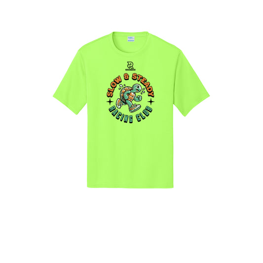 SLOW & STEADY RACING (Black) - Short Sleeve Performance Tee
