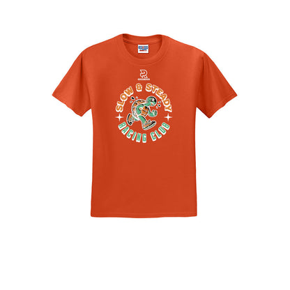 SLOW & STEADY RACING (White) - Short Sleeve 50/50 Tee