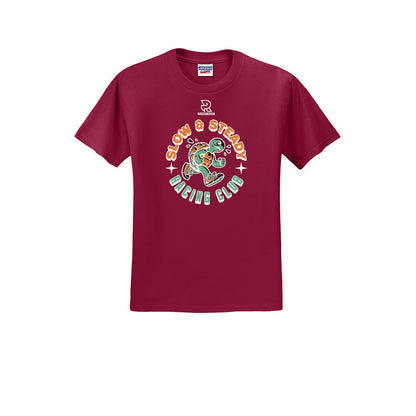 SLOW & STEADY RACING (White) - Short Sleeve 50/50 Tee